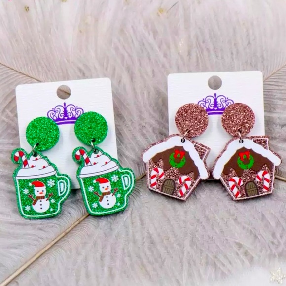 handmade Jewelry - 3/25$🎄 Christmas Earrings